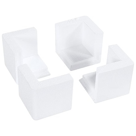 Bsc Preferred 3 x 3 x 3'' Foam Corners, 1000PK PF201